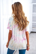 Load image into Gallery viewer, SAY YES TO ADVENTURE Tie-dye Print Tee
