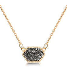 Load image into Gallery viewer, Druzy Necklace Gold Plated
