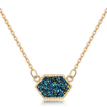 Load image into Gallery viewer, Druzy Necklace Gold Plated
